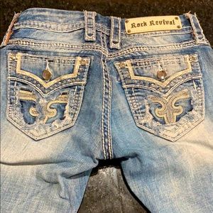 Rock Revival Fay Crop Jean